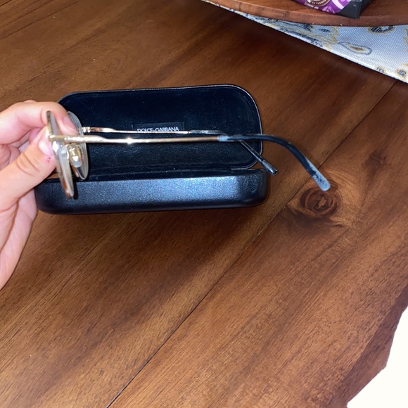 Dolce&Gabbana Round Eyeglass Frames - Picture 5 of 9